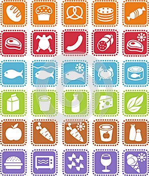 Grocery icons