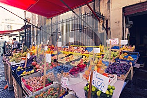 Tienda de comestibles la tienda sobre el famoso El mercado en 