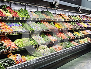 Grocery store Produce section