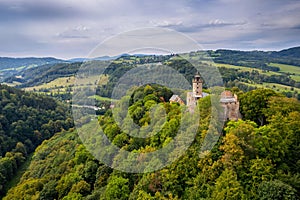 Grodno Castle in autumn time