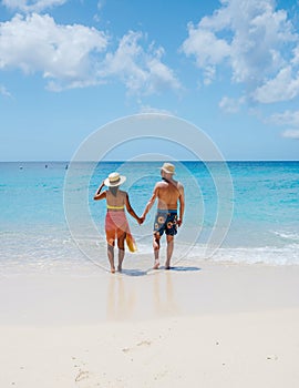 Groe Knip beach Curacao Island, Tropical beach at the Caribbean island of Curacao Caribbean