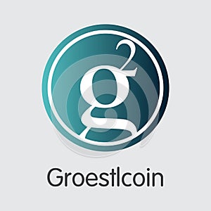 Groestlcoin Cryptographic Currency - Vector Element.
