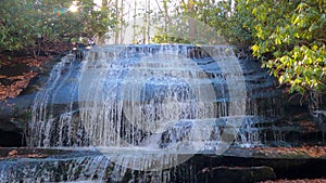 Grogan Creek Falls or Falls on Grogan Creek located in Pisgah National Forest near Brevard NC