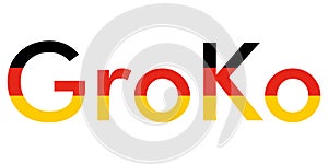 Groko (Grand Coalition)