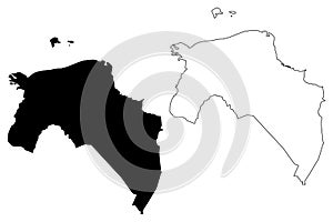 Groningen province Kingdom of the Netherlands, Holland map vector illustration, scribble sketch Groningen map