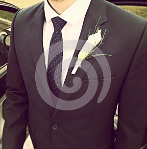 Groom Boutonniere