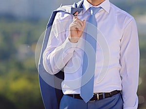 Groom with Jacket