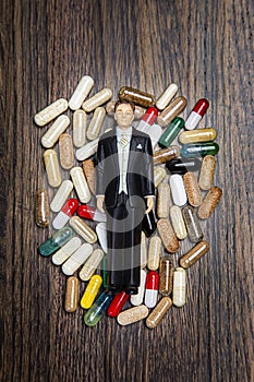Groom on pills
