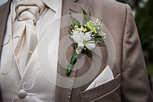 Groom in a suit