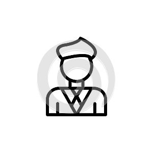 Groom, wedding icon. Simple line, outline vector elements of marriage icons for ui and ux, website or mobile application