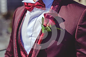 Grooms buttonhole