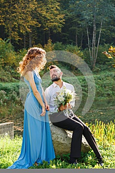 Groomsmen and bridesmaid