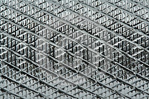 Grooved metal surface