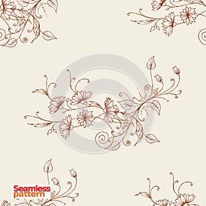 Groovie seamless pattern