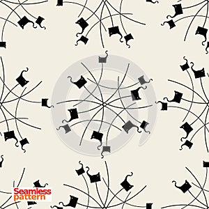 Groovie seamless pattern