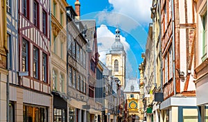 The Gros-Horloge, Great-Clock is a fourteenth-century astronomical clock in Rouen, Normandy, France