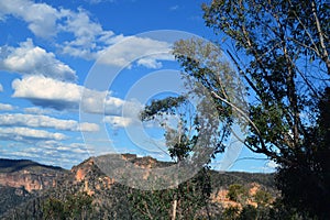 The Grose Valley in the Blue Mountains of Australia