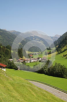 Grossarl valley in the Austrian Alps, Austria