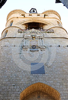 Grosse Cloche gate in Bordeaux, Aquitaine, France