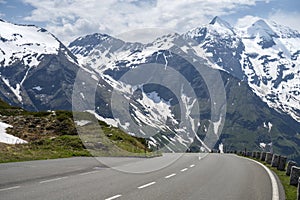 Grossglockner High Alpine Road in the austrian alps