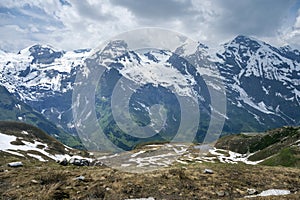 Grossglockner High Alpine Road in the austrian alps