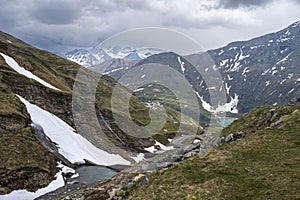 Grossglockner High Alpine Road in the austrian alps