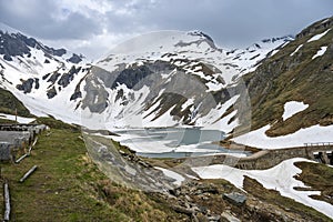 Grossglockner High Alpine Road in the austrian alps