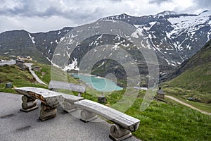 Grossglockner High Alpine Road in the austrian alps