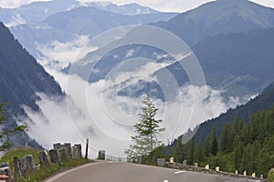 Grossglockner High Alpine Road in Tyrol, Austria