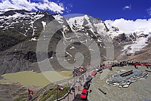 Grossglockner high alpine road and Visitor Center at Kaiser-Franz-Josefs-Hoehe