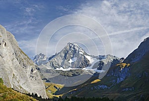 The Grossglockner mountain seen from the south