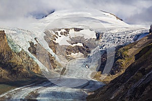 Grossglockner with Pasterze glacier, Alps, Austria