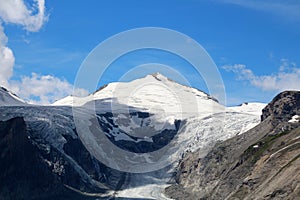 Grossglockner and Pasterze glacier  Austria