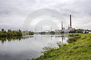 Grosskrotzenburg power station, Main river, Germany