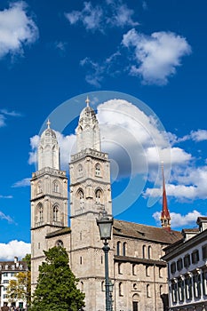 The Grossmunster Church in Zurich