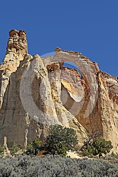 Grosvenor Arch near Kodachrome Basin State Park, Utah, USA