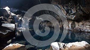 Grotagja cave in Iceland