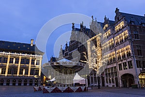 Grote Markt in Antwerp in Belgium