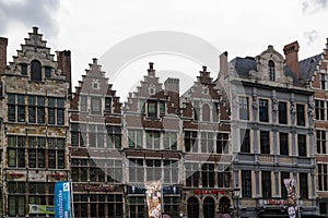 Grote Markt, Antwerp, Belgium, town square with city hall