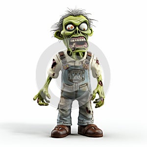 Grotesque Halloween Zombie In Maya Style With Xbox 360 Graphics