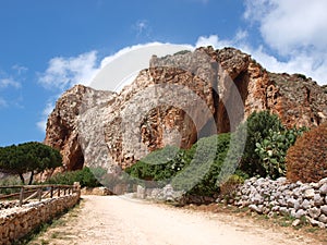 Grotta Mangiapane, Sicily, Italy photo