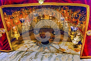 Grotto Cave Church of the Nativity Bethlehem West Bank Palestine