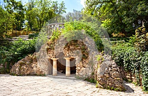 Grotto of Diana in Park Flower Garden, Pyatigorsk, Russia
