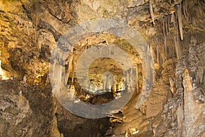 Grotto in the Jardin Exotique de Monaco