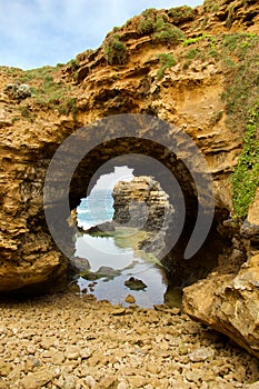 The Grotto. Scenic lookout in The Great Ocean Road.