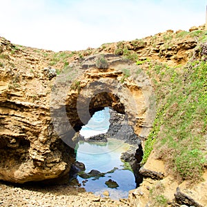 The Grotto. Scenic lookout in The Great Ocean Road.