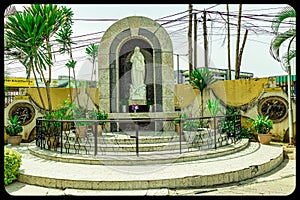 Grotto to the Virgin Mary at the Church of Assumption Falomo Ikoyi  Lagos