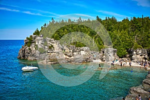 The Grotto Tobermory Bruce Peninsula National Park Ontario Canada photo