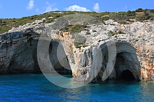 Grottos in Zakynthos