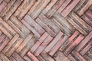 Ground bricks background